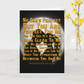 Ik heb mijn perfecte match gevonden kaart (Gele Bloem)