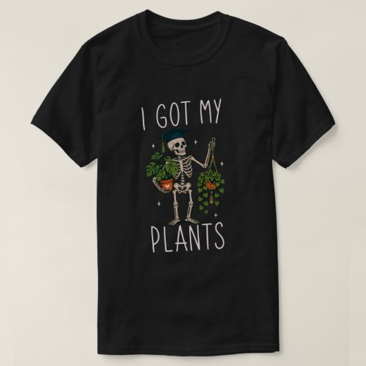 Ik heb mijn planten t-shirt (Design voorkant)