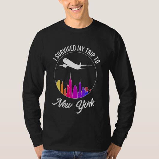 Ik heb mijn reis naar New York City Skyline overle T-shirt (Voorkant)