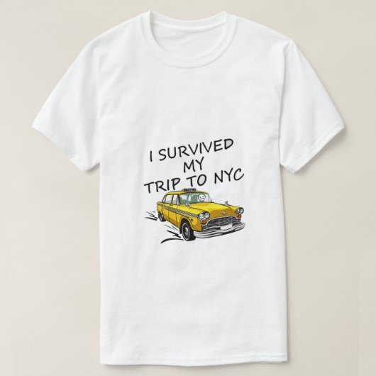 Ik heb mijn reis naar NYC Classic T-Shirt overleef (Design voorkant)