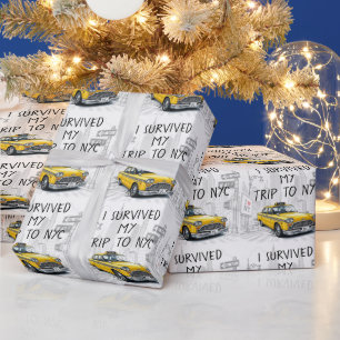 Ik heb mijn reis naar NYC overleefd (aangepaste te Cadeaupapier
