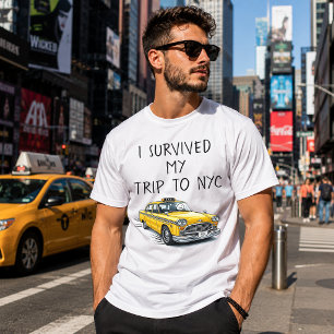 Ik heb mijn reis naar NYC overleefd (aangepaste te T-shirt