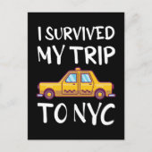 Ik heb mijn reis naar NYC overleefd Briefkaart (Voorkant)