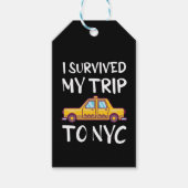 Ik heb mijn reis naar NYC overleefd Cadeaulabel (Voorkant)