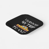 Ik heb mijn reis naar NYC overleefd Papieren Bordje (Gebogen)