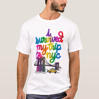 Ik heb mijn reis naar nyc overleefd shirt