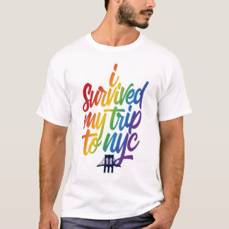 Ik heb mijn reis naar nyc overleefd shirt