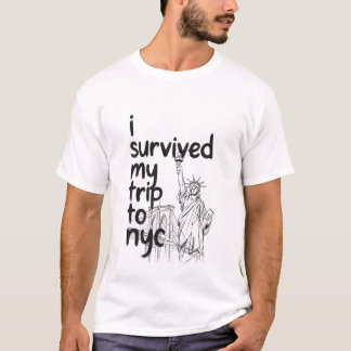 Ik heb mijn reis naar nyc overleefd shirt