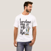 Ik heb mijn reis naar nyc overleefd shirt (Voorkant volledig)