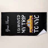 Ik heb mijn reis naar NYC overleefd Strandlaken (Voorkant)