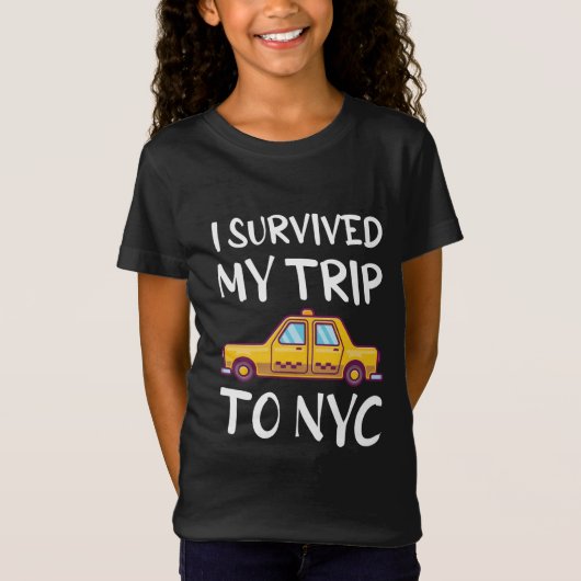 Ik heb mijn reis naar NYC overleefd T-shirt (Voorkant)