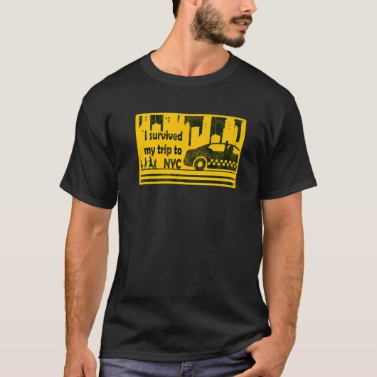 Ik heb mijn reis naar NYC overleefd T-shirt (Voorkant)