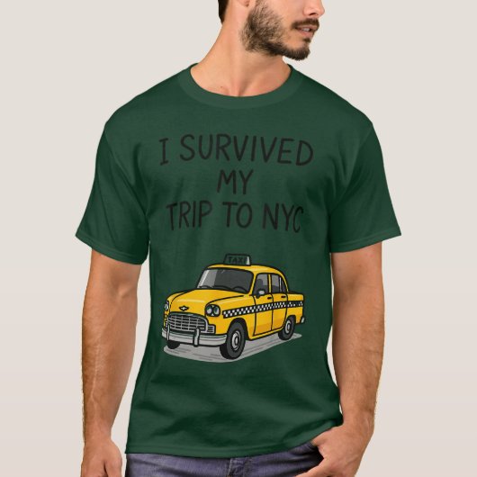 Ik heb mijn reis naar NYC overleefd T-shirt (Voorkant)