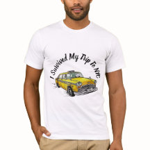 Ik heb mijn reis naar NYC overleefd T-shirt Gele T