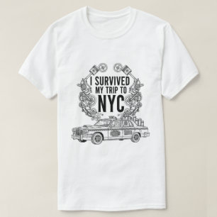 Ik heb mijn reis naar NYC overleefd Taxi Versnelli T-shirt