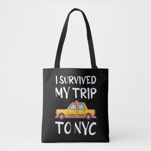 Ik heb mijn reis naar NYC overleefd Tote Bag (Voorkant)