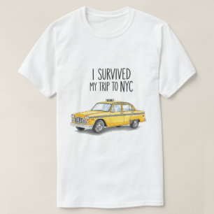 Ik heb mijn reis naar NYC taxi grafisch leuk overl T-shirt