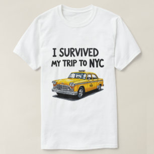 Ik heb mijn reis naar NYC taxi grafisch leuk overl T-shirt