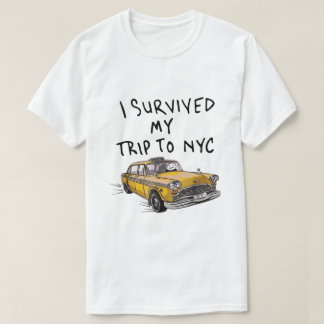 Ik heb mijn reis naar NYC Taxi T-shirt overleefd