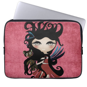 Ik heb mijn rode jurk vanavond. laptop sleeve