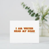 Ik heb mijn roer gelezen. briefkaart (Staand voorkant)