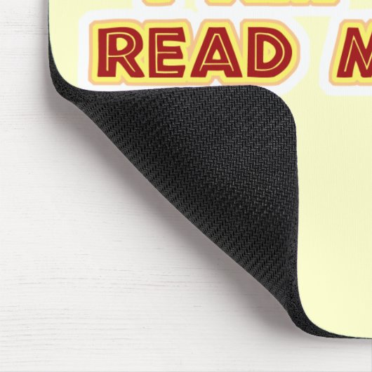 Ik heb mijn roer gelezen. muismat (Hoek)