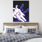 Ik heb mijn ruimte nodig canvas afdruk (Insitu (Slaapkamer))