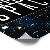 "Ik heb mijn ruimte nodig" citeert de grappige hum Poster (Hoek)