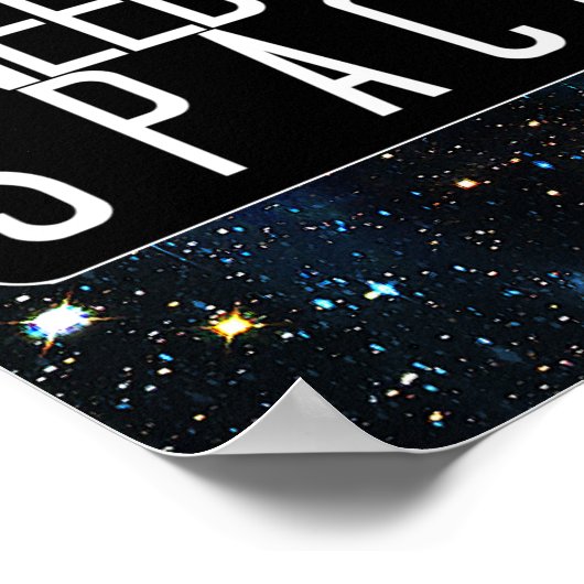 "Ik heb mijn ruimte nodig" citeert de grappige hum Poster (Hoek)