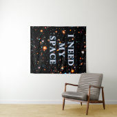 Ik heb mijn ruimte nodig gemiddeld wandkleed (In Situ (horizontaal))
