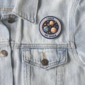 Ik heb mijn ruimte nodig ronde button 5,7 cm (In situ)