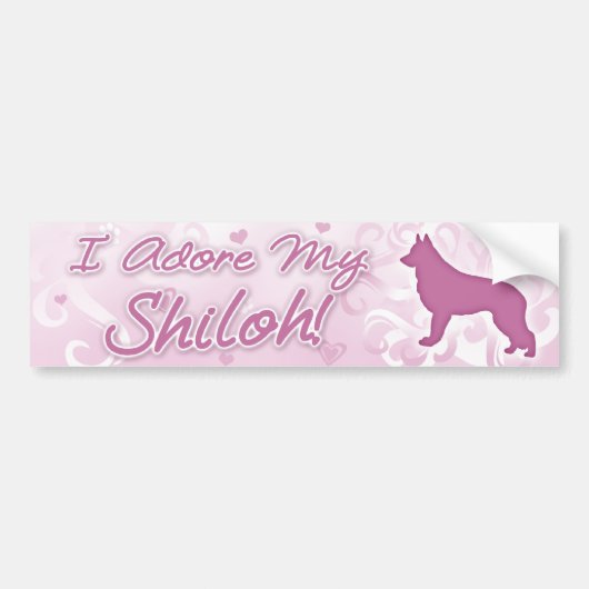 Ik heb mijn Shiloh Shepherd Bumpersticker aangerad (Voorkant)
