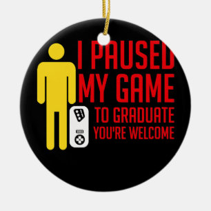 Ik heb mijn spel Afstuderen... Keramisch Ornament