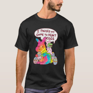 Ik heb mijn spel gepauzeerd om Jacht te groeten... T-shirt