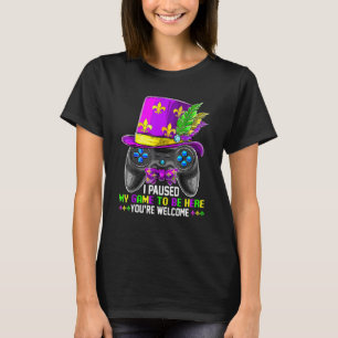 Ik heb mijn spel onderbroken om hier te zijn... ju t-shirt