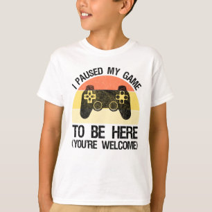 Ik heb mijn spel onderbroken om hier te zijn (u be t-shirt