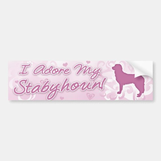 Ik heb mijn Stabyhoun Bumpersticker bewonderd (Voorkant)