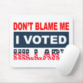 Ik heb mijn stem uitgebracht. muismat (Met muis)