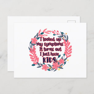 Ik heb mijn symptomen bekeken... en het blijkt dat briefkaart