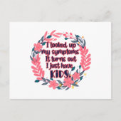 Ik heb mijn symptomen bekeken... en het blijkt dat briefkaart (Voorkant)