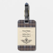 Ik heb mijn tas verlaten in Schotland Bagagelabel (Achterkant verticaal)