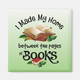 Ik heb mijn thuis gemaakt tussen de pagina's van b magneet