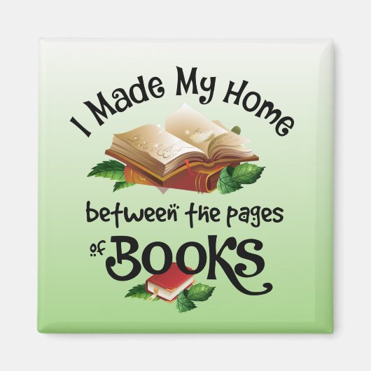 Ik heb mijn thuis gemaakt tussen de pagina's van b magneet (Voorkant)