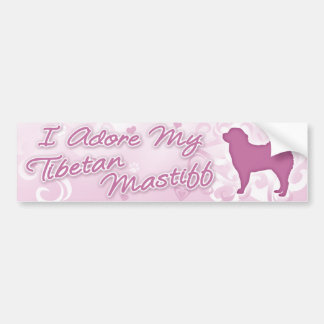 Ik heb mijn Tibetaanse Mastiff-Bumpersticker bewon Bumpersticker