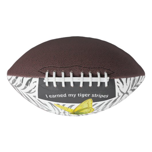Ik heb mijn tijgerstrepen verdiend american football (Voorkant)