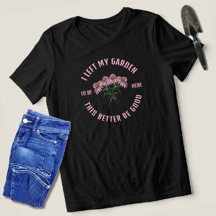 Ik heb mijn tuin verlaten voor deze grappige tuinm Tri-Blend shirt