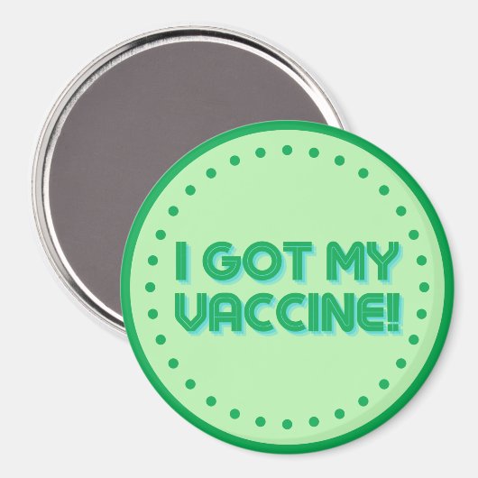 Ik heb mijn vaccin. magneet (Voorkant / Achterkant)