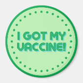 Ik heb mijn vaccin. magneet (Voorkant)