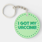 Ik heb mijn vaccin. sleutelhanger (Voorkant)