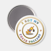 Ik heb mijn vaccin tegen COVID. Magneet (Voorkant / Achterkant)